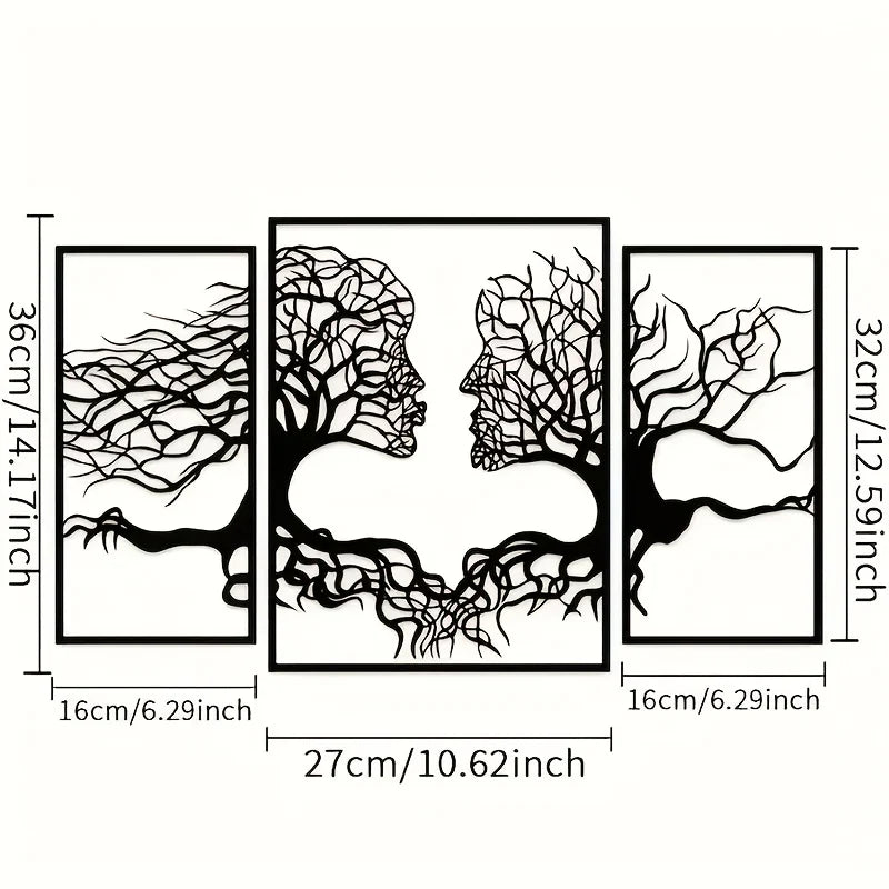Abstract Human Figure Wall Art