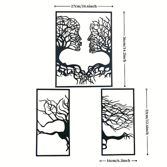 Abstract Human Figure Wall Art