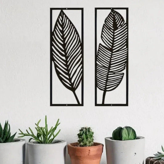 Metal Leaves Wall Art for Home