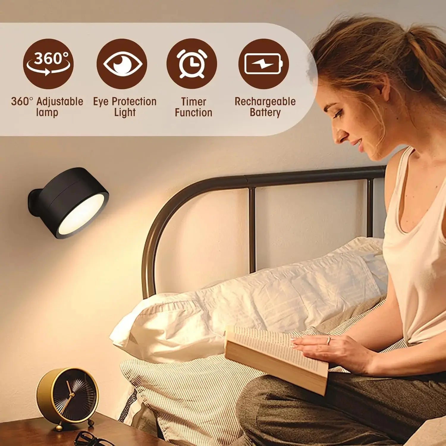 Easy Sticks Wireless LED Wall Lamp™ Luxe Stella