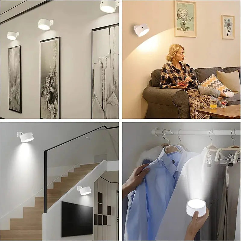 Easy Sticks Wireless LED Wall Lamp™ Luxe Stella