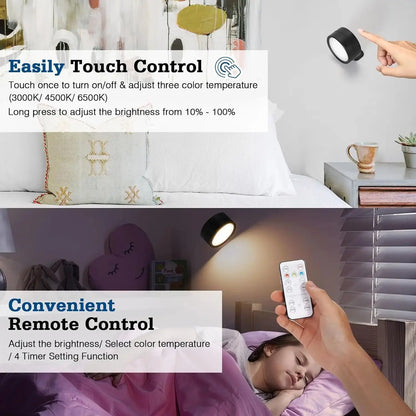 Easy Sticks Wireless LED Wall Lamp™ Luxe Stella