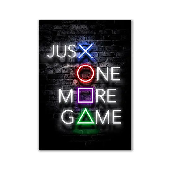 Nordic Gamer Quotes Art Poster - Luxe Stella