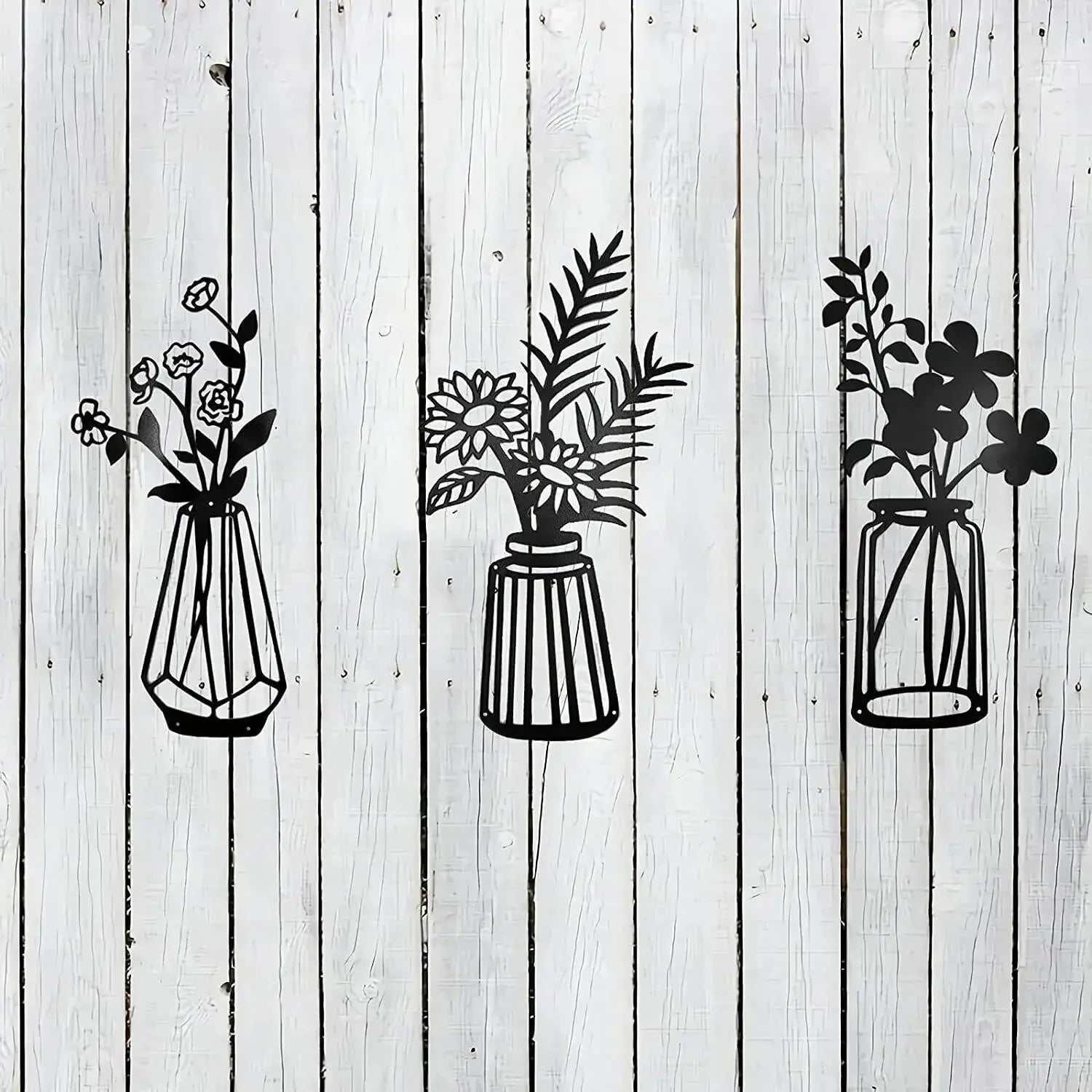 Elegant Metal Flowers Wall Decor Luxe Stella