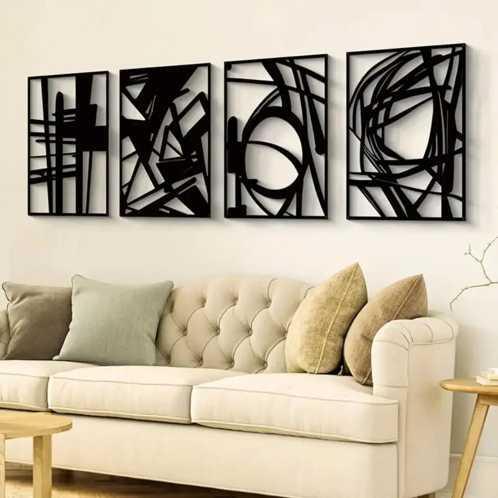 Elegant Single Line Sculpture for Modern Decor Luxe Stella