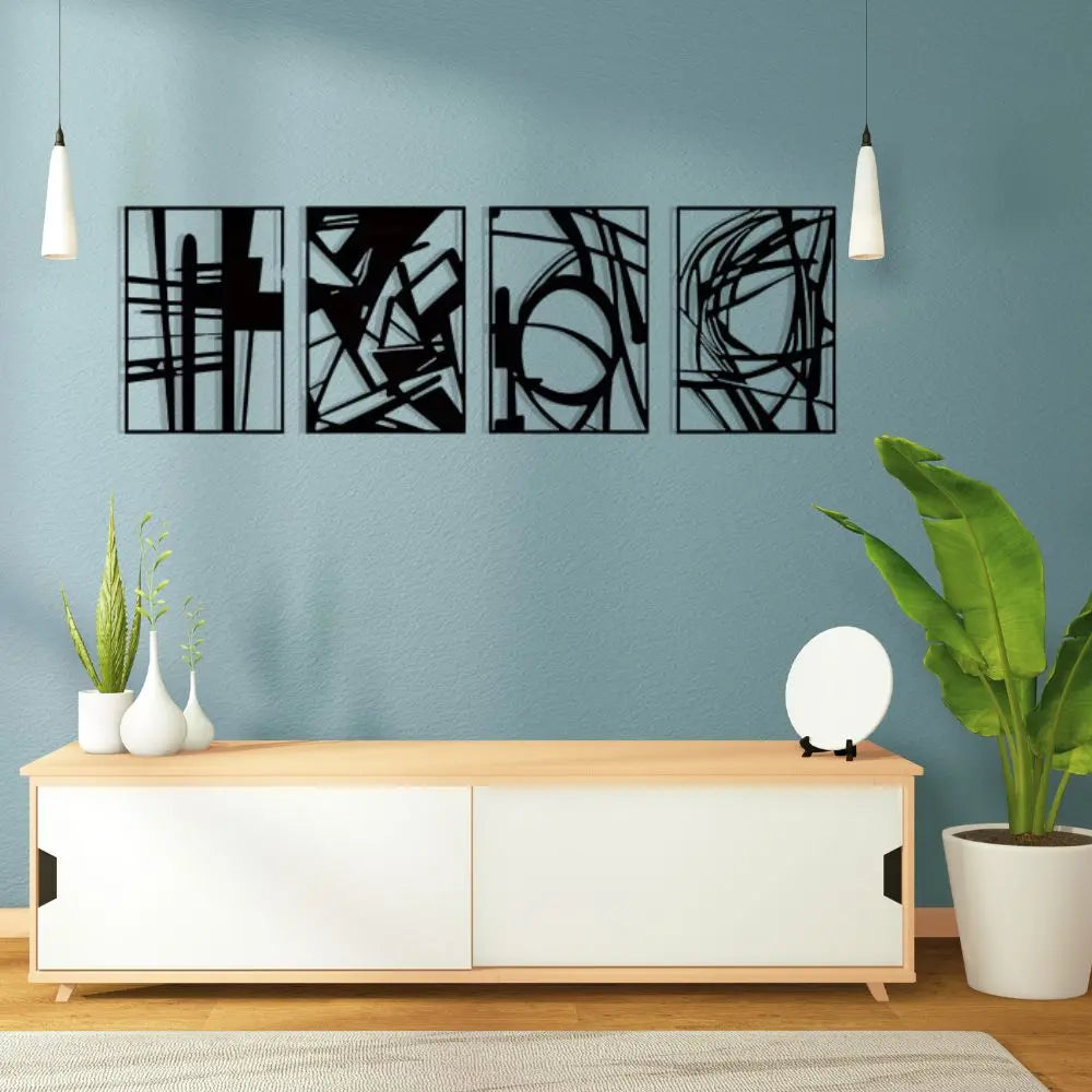 Elegant Single Line Sculpture for Modern Decor Luxe Stella