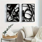 Elegant Single Line Sculpture for Modern Decor Luxe Stella