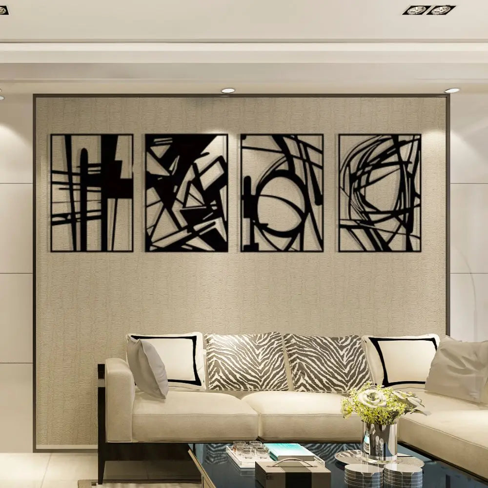 Elegant Single Line Sculpture for Modern Decor Luxe Stella