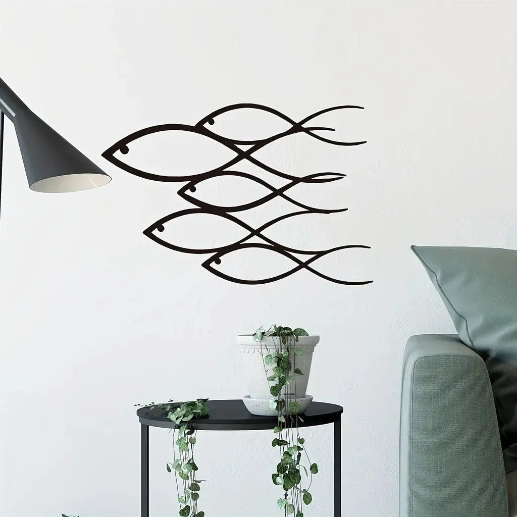 Fish metal Wall art – Minimalist Home Decor Luxe Stella