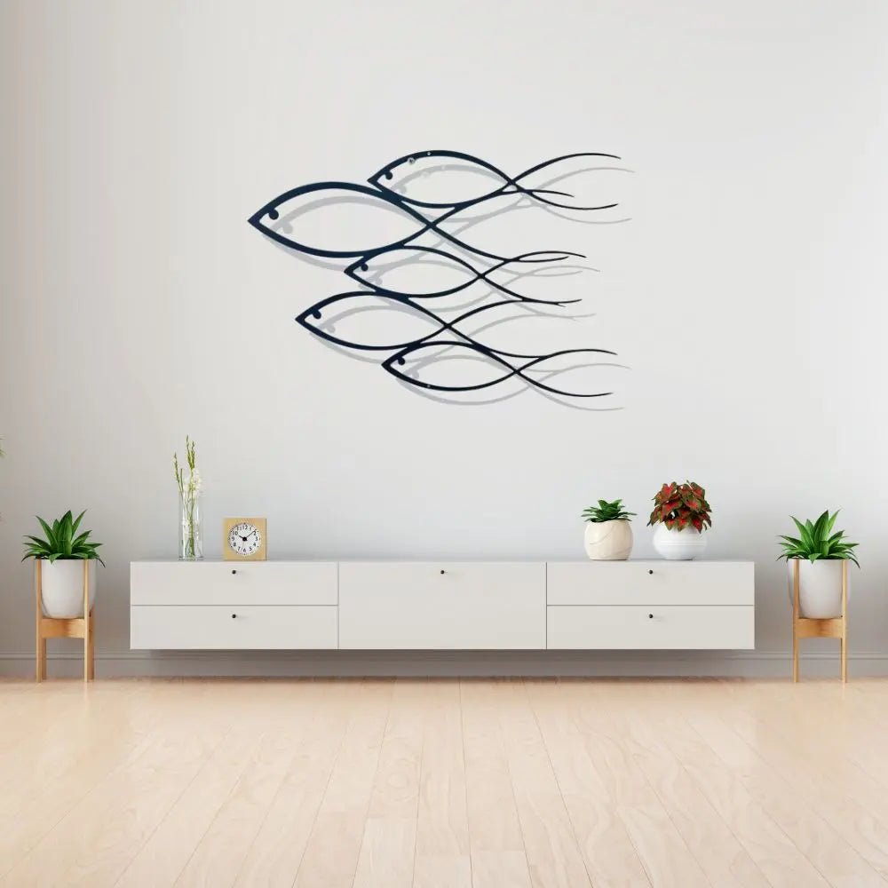 Fish metal Wall art – Minimalist Home Decor Luxe Stella