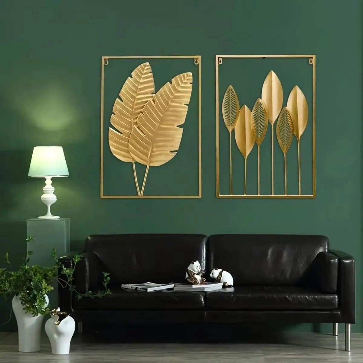 Golden Iron Metal Wall Hanging Luxe Stella