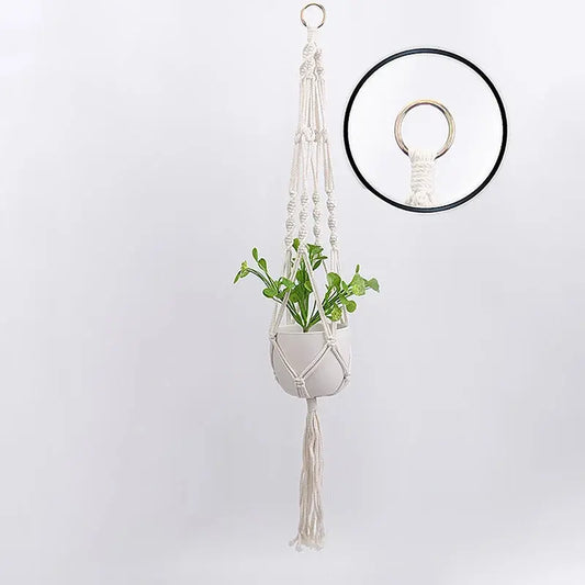 Handmade Macrame Hanging Plant Hanger Luxe Stella