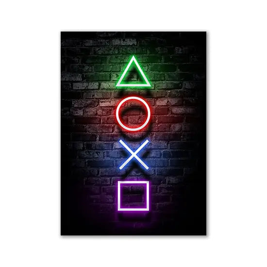 Nordic Gamer Quotes Art Poster - Luxe Stella