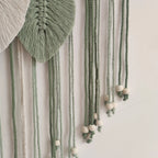 Macrame Wall Hanging Boho Leaf Tapestry Luxe Stella