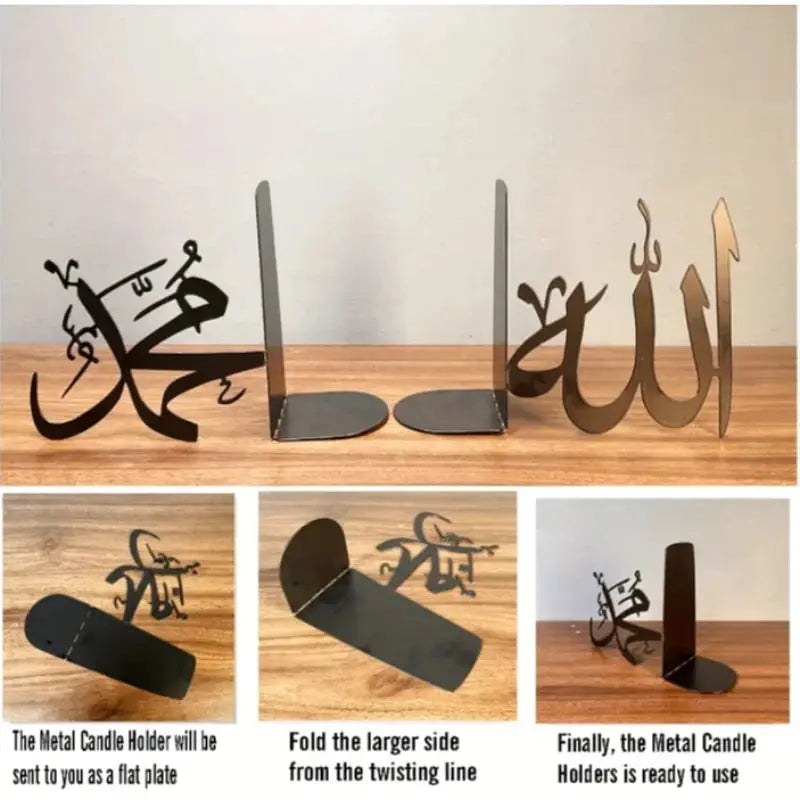 Metal Bookend Islamic Luxe Stella