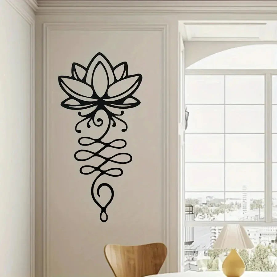 "Metal Lotus Wall Art: Elegant Floral Decor for a Tranquil Space" Luxe Stella