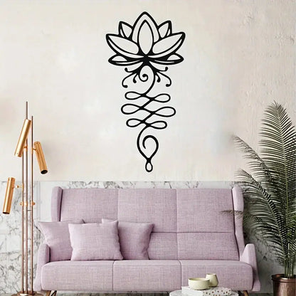 "Metal Lotus Wall Art: Elegant Floral Decor for a Tranquil Space" Luxe Stella