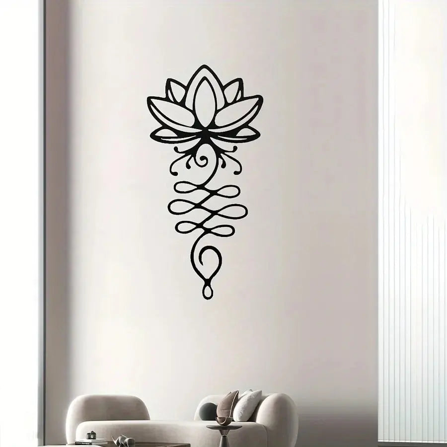 "Metal Lotus Wall Art: Elegant Floral Decor for a Tranquil Space" Luxe Stella