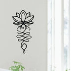 "Metal Lotus Wall Art: Elegant Floral Decor for a Tranquil Space" Luxe Stella