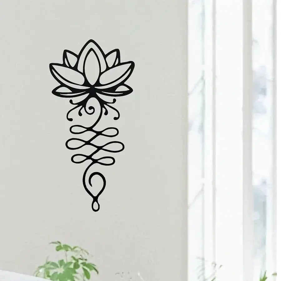 "Metal Lotus Wall Art: Elegant Floral Decor for a Tranquil Space" Luxe Stella