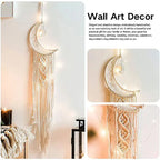 Moon Dream Catcher Woven Wall Tapestry Bohemian Home Decor Luxe Stella