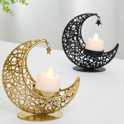 Ramadan Moon Candlestick  Decor