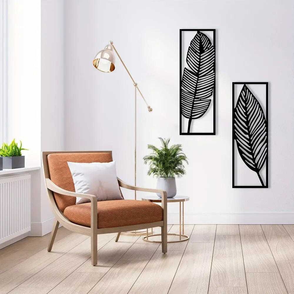 Metal Leaves Wall Art for Home