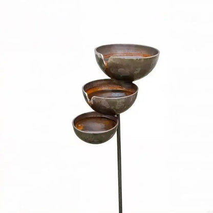 Vintage Outdoor Bronze Bird Bath Feeder