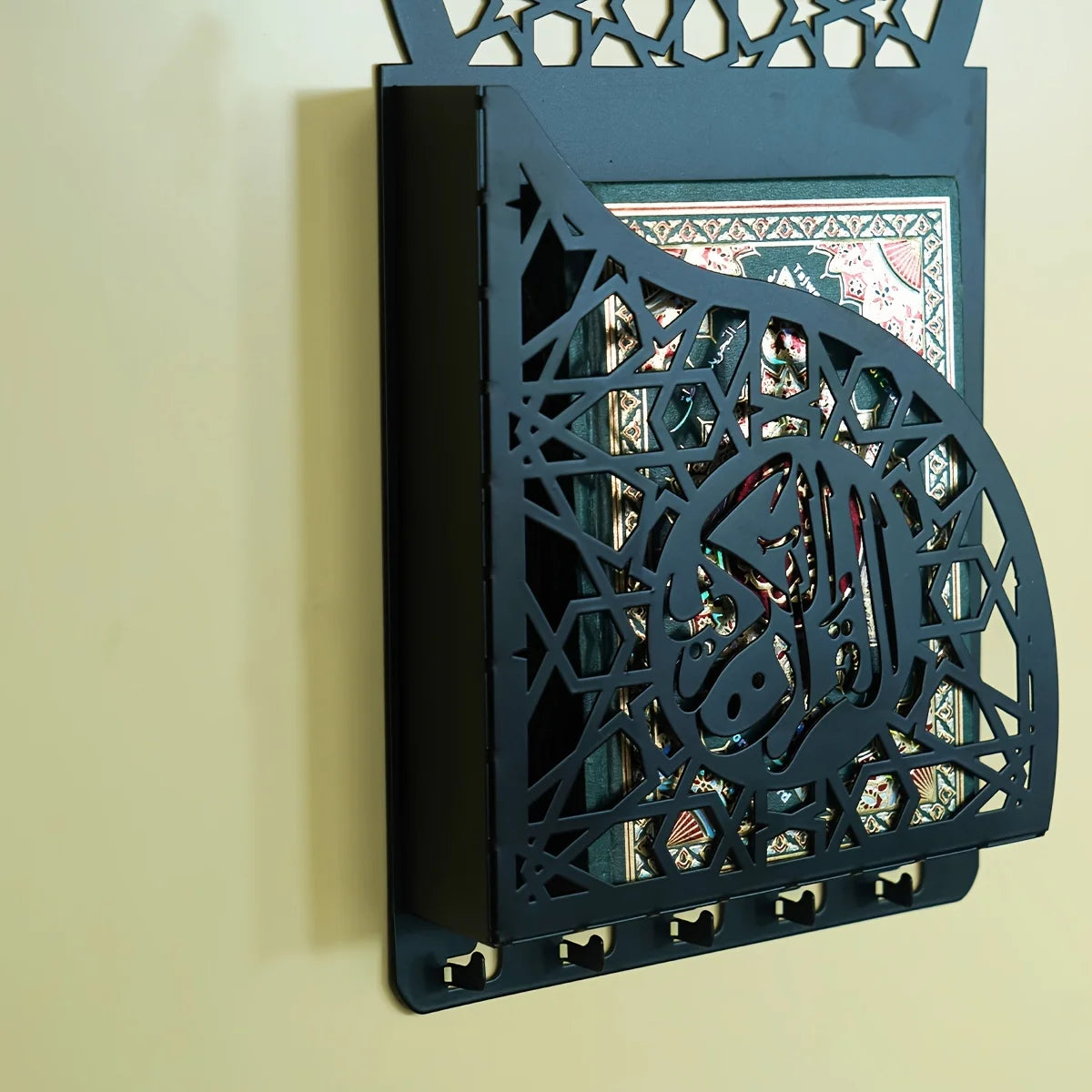 Wall Hanging Quran Book Storage Shelf