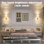 2 (PC) Rechargeable Wireless Wall Lamp
