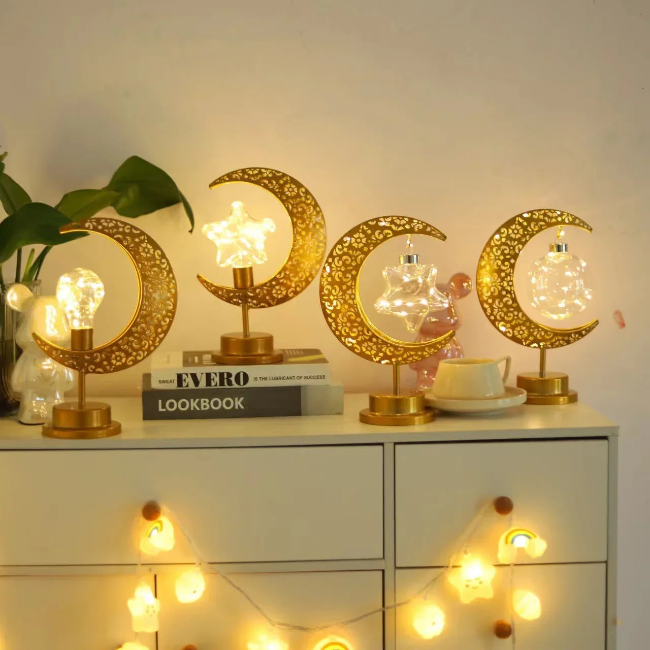 Ramadan Moon Led Light  Decoration