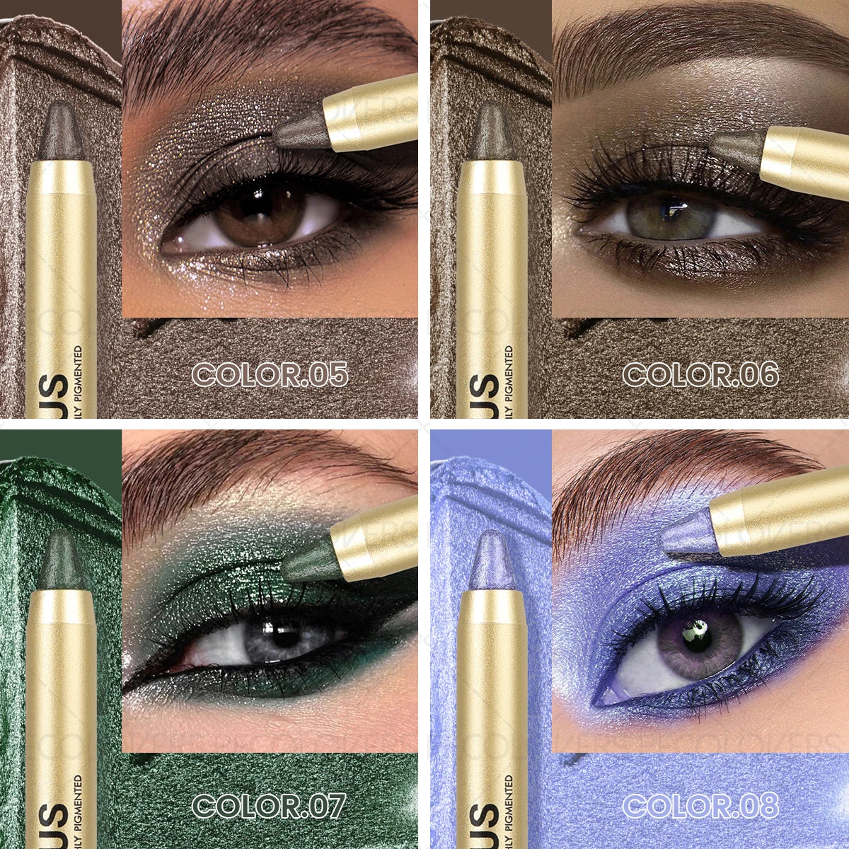 Glitter Eyeshadow Stick Waterproof Shimmer Eye Pencil