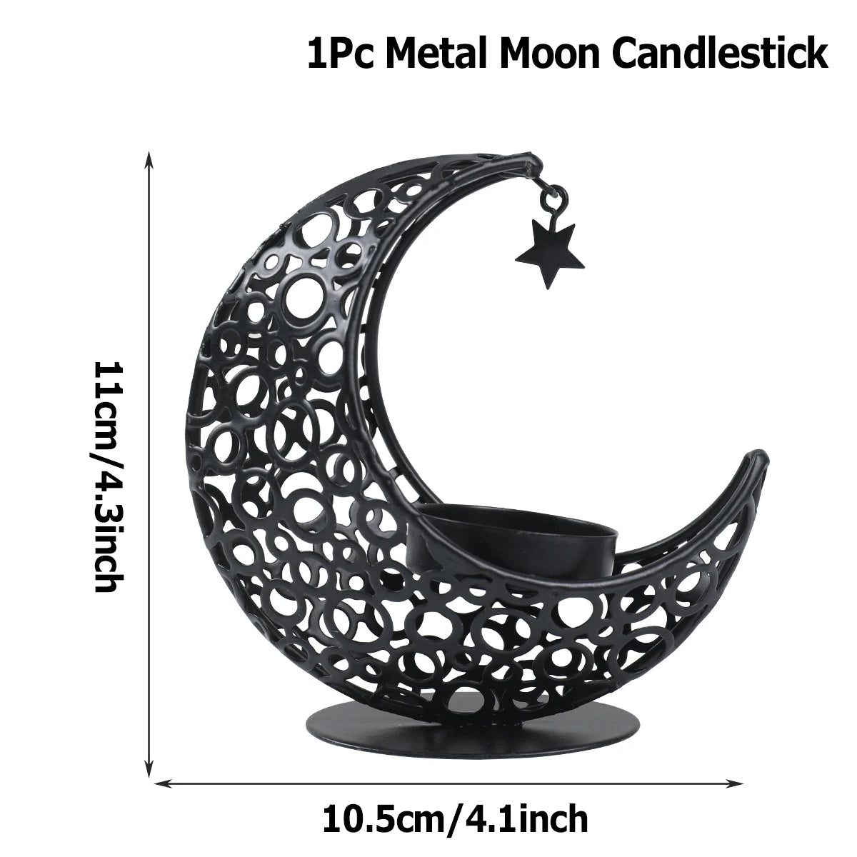 Ramadan Moon Candlestick  Decor