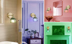 Vintage Glass Wall Sconce Rechargeable Wiring Free Deco Light