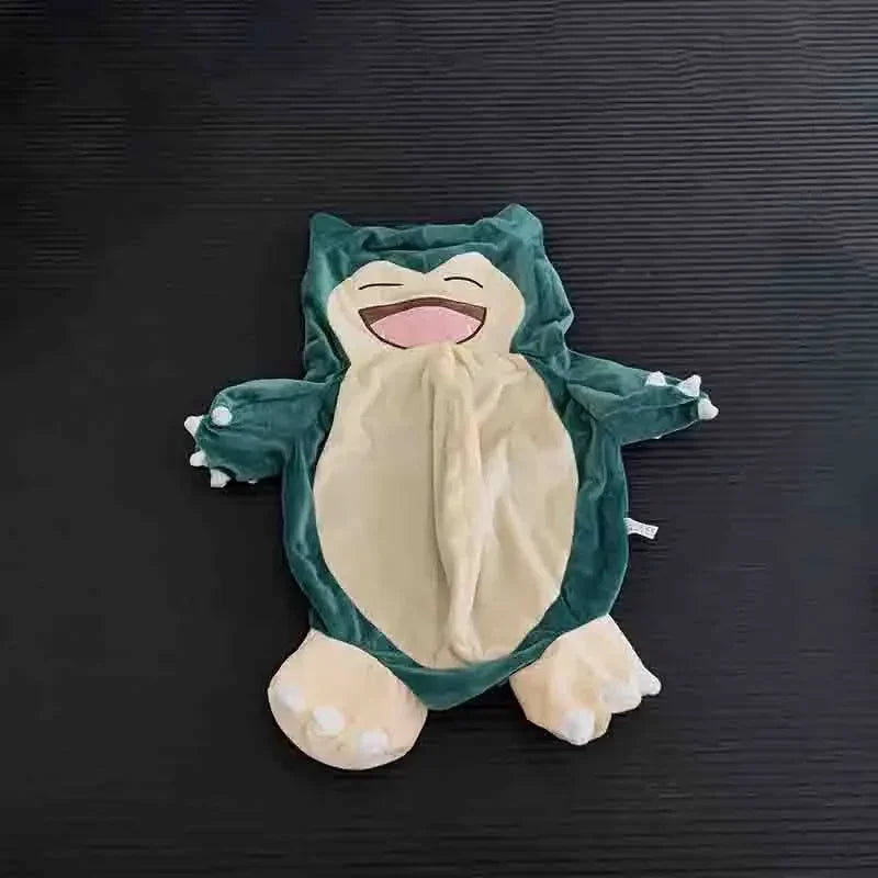 200cm Pokemon Giant Snorlax Anime Plush Toys Kawaii Soft Snorlax Leather Shell