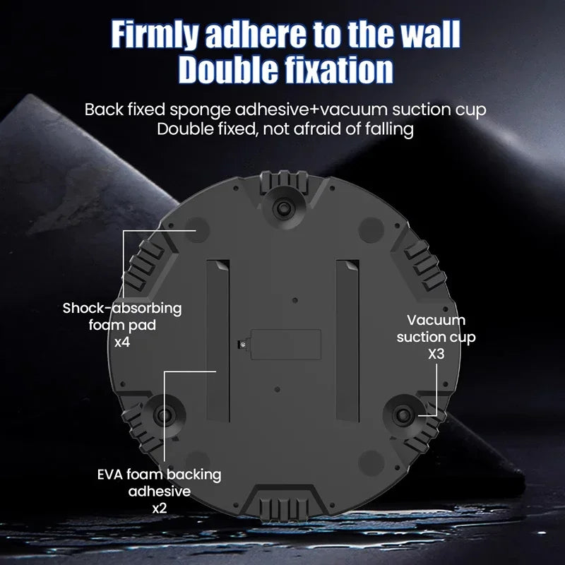 Smart Music Boxing Machine Bluetooth Wall-Mounted LED Punch Trainer Home Gym