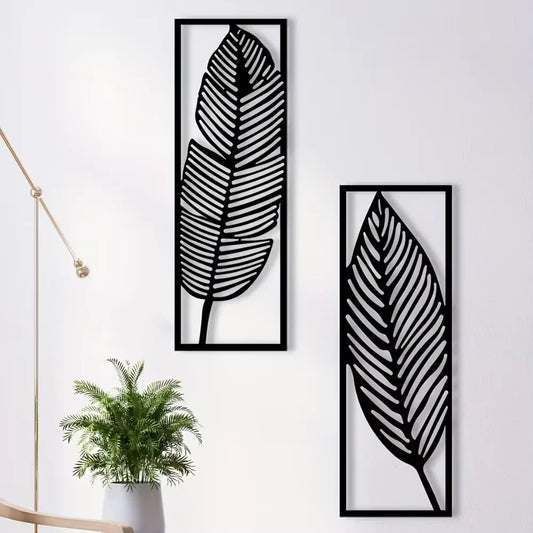 Metal Leaves Wall Art for Home