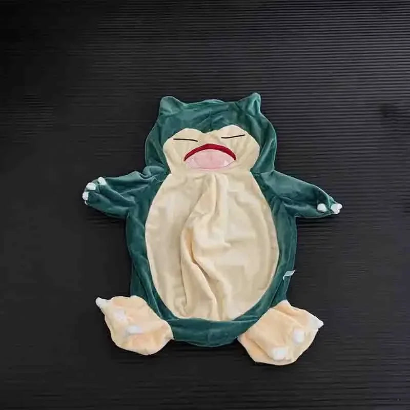 200cm Pokemon Giant Snorlax Anime Plush Toys Kawaii Soft Snorlax Leather Shell