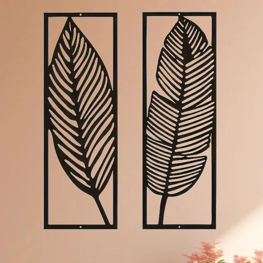 Metal Leaves Wall Art for Home