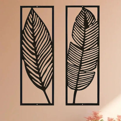 Metal Leaves Wall Art for Home