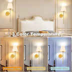 2 (PC) Rechargeable Wireless Wall Lamp