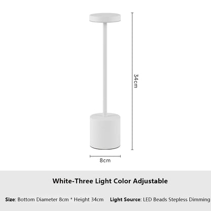 Classic Metal Touch Sensor LED Table Lamp