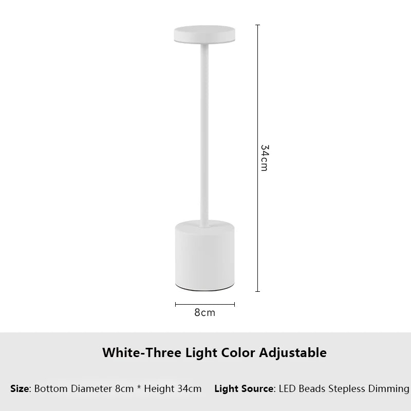 Classic Metal Touch Sensor LED Table Lamp