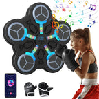 Smart Music Boxing Machine Bluetooth Wall-Mounted LED Punch Trainer Home Gym