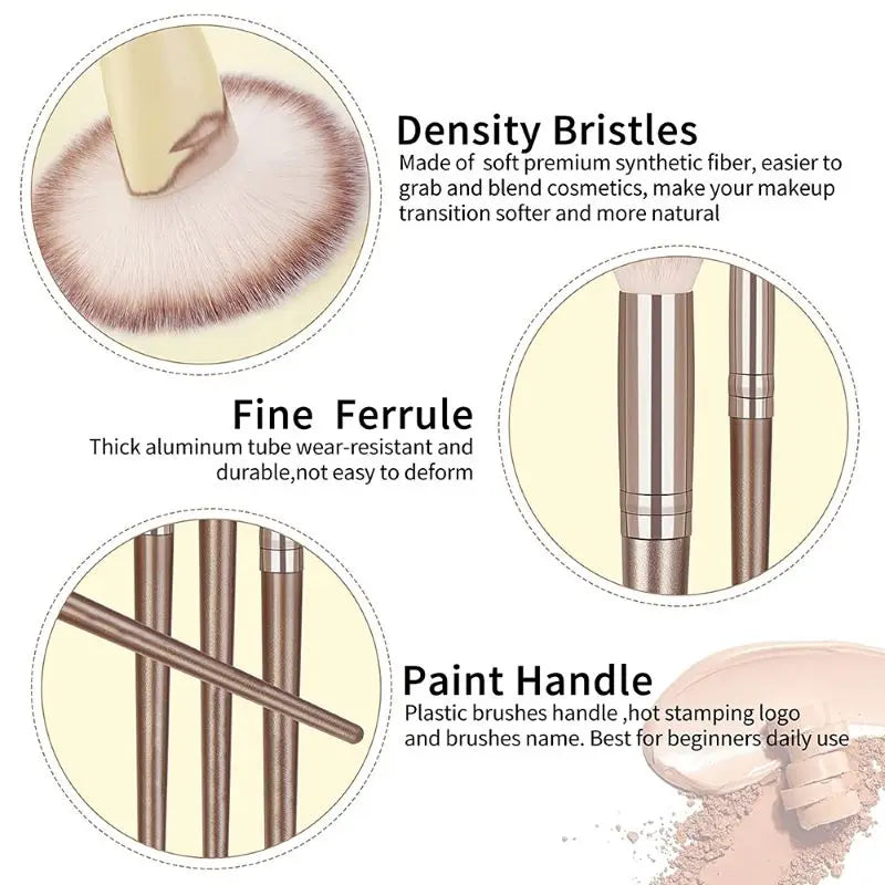 20PCS Makeup Brushes Set - Women Beauty Tool