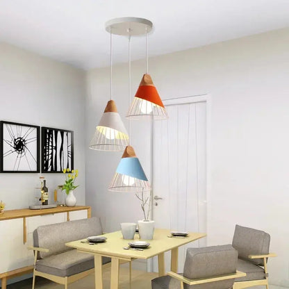 Spectrum Wood Luxe colored lamp Luxe Stella