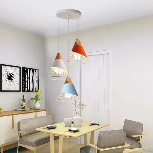 Spectrum Wood Luxe colored lamp Luxe Stella