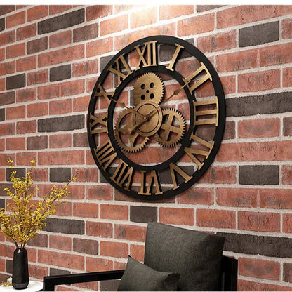 Vintage-Inspired Wooden Wall Clock: Unique Design to Complement Your Home Luxe Stella