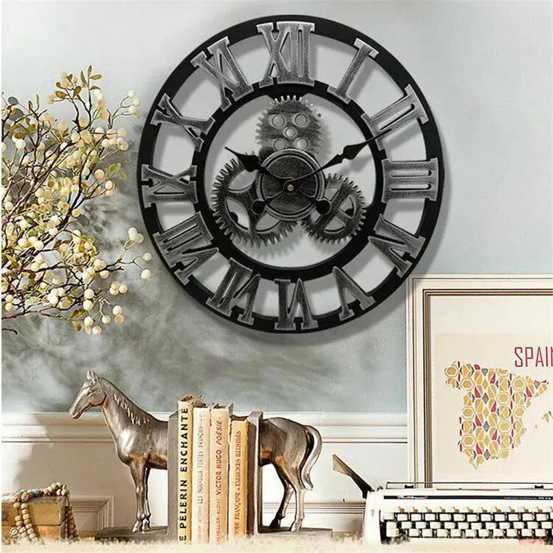 Vintage-Inspired Wooden Wall Clock: Unique Design to Complement Your Home Luxe Stella