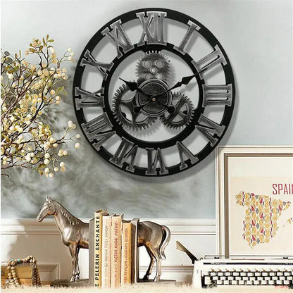Vintage-Inspired Wooden Wall Clock: Unique Design to Complement Your Home Luxe Stella